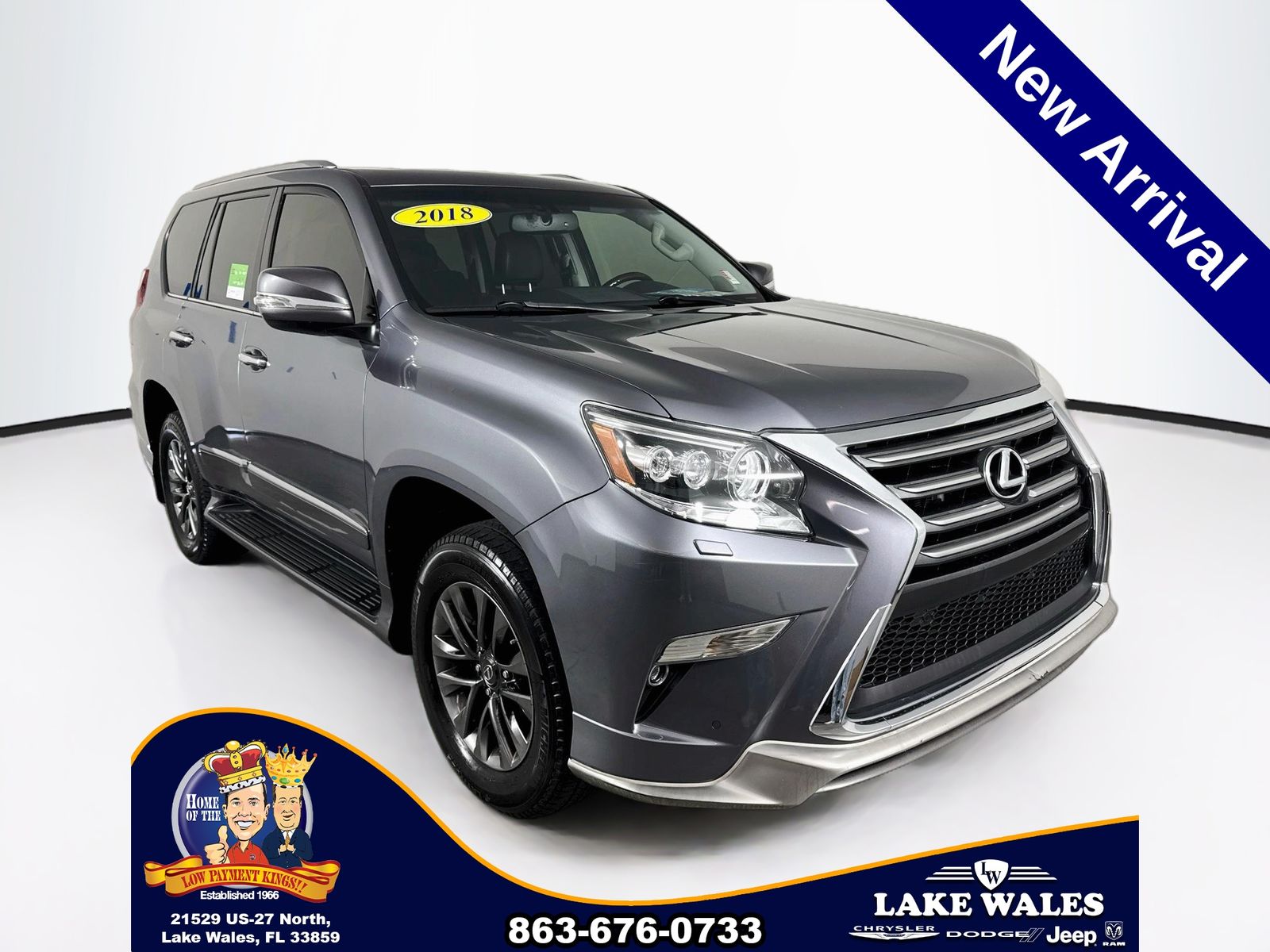 2018 Lexus GX Gris (Gray Pearl) SUV/Crossover Tracción en las cuatro ruedas 6 velocidades Automática