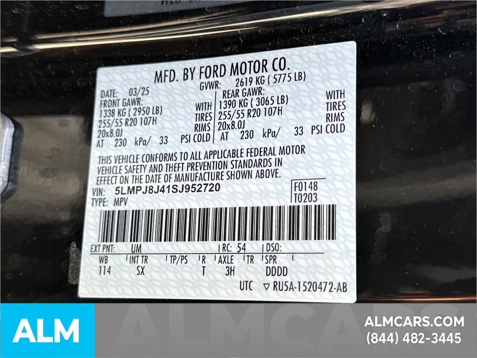 Used 2025 Infinite Black Metallic Lincoln Premiere image 39