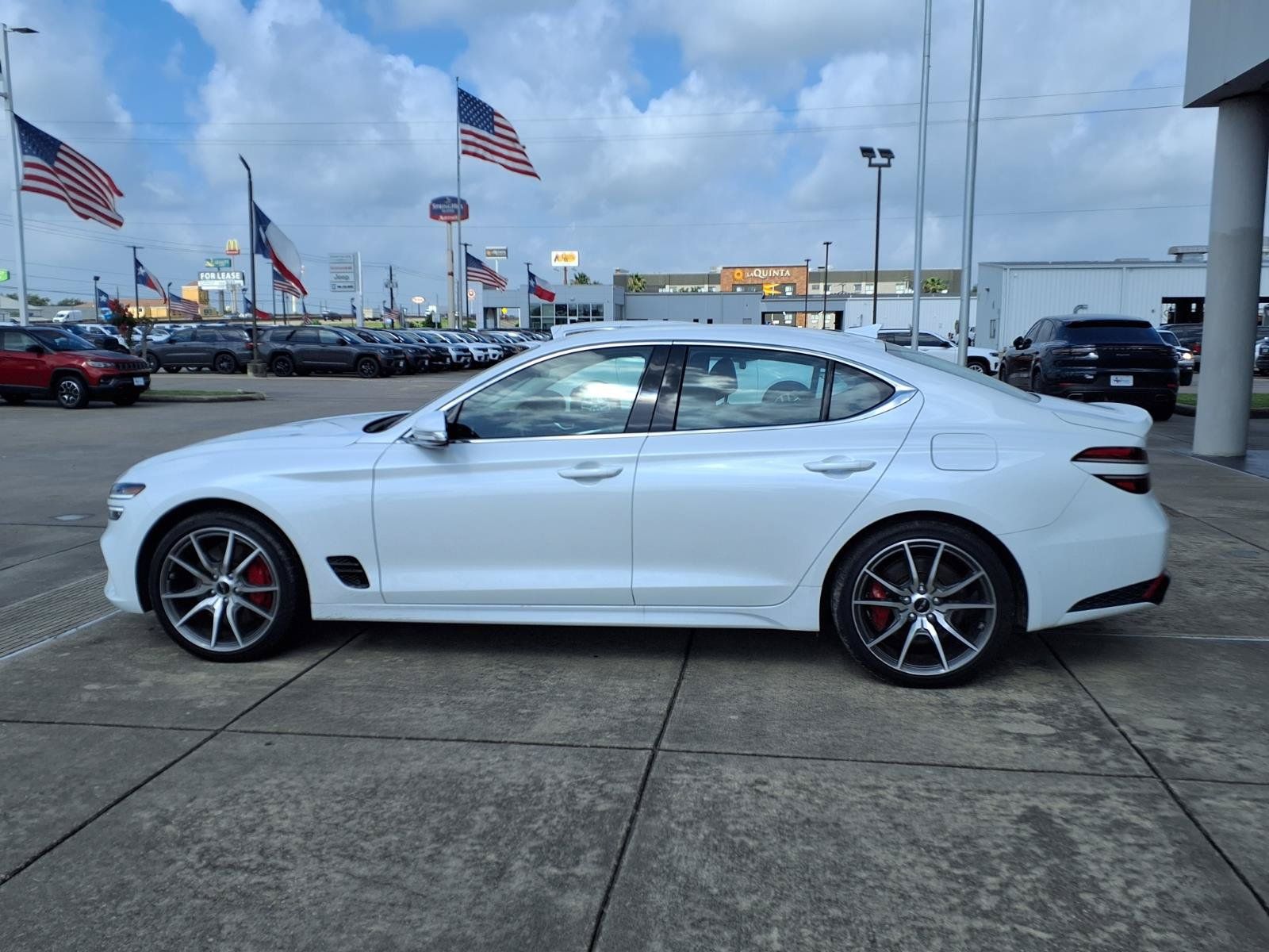2025 Genesis G70 2.5T White at Genesis of Spring