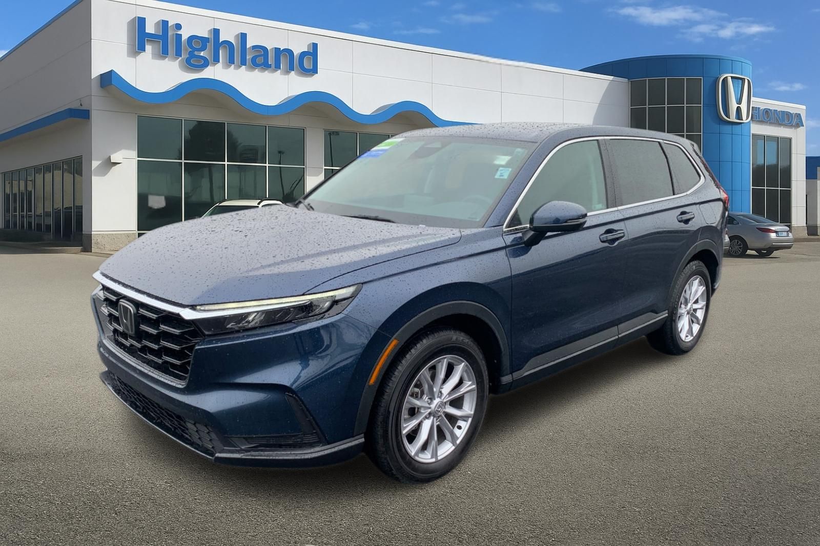 Canyon River Blue Metallic 2024 Honda CR-V EX AWD SUV / Crossover All-Wheel Drive Continuously Variable Transmission