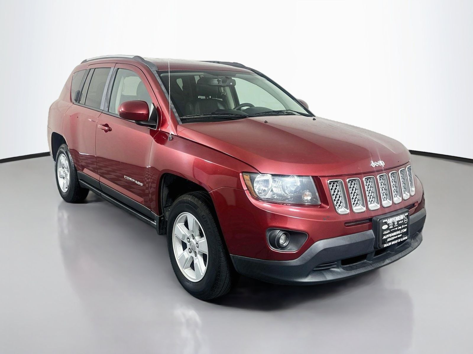 Deep Cherry Red Crystal Pearlcoat 2017 Jeep Compass SUV / Crossover Four-Wheel Drive 6-Speed Automatic