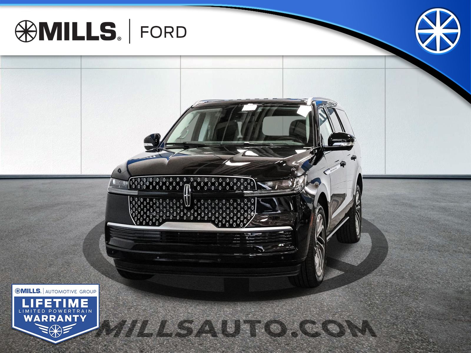 Infinite Black Metallic Clearcoat 2027 Lincoln Navigator SUV / Crossover Four-Wheel Drive Automatic