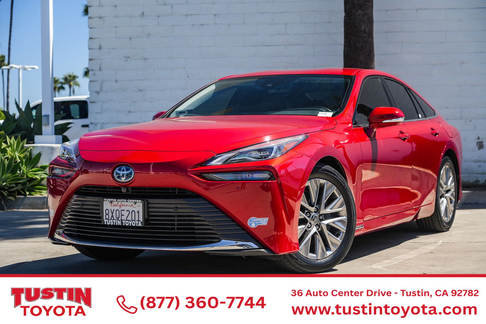 2021 Toyota Mirai Rojo Sedán Tracción trasera 1 velocidad Automática