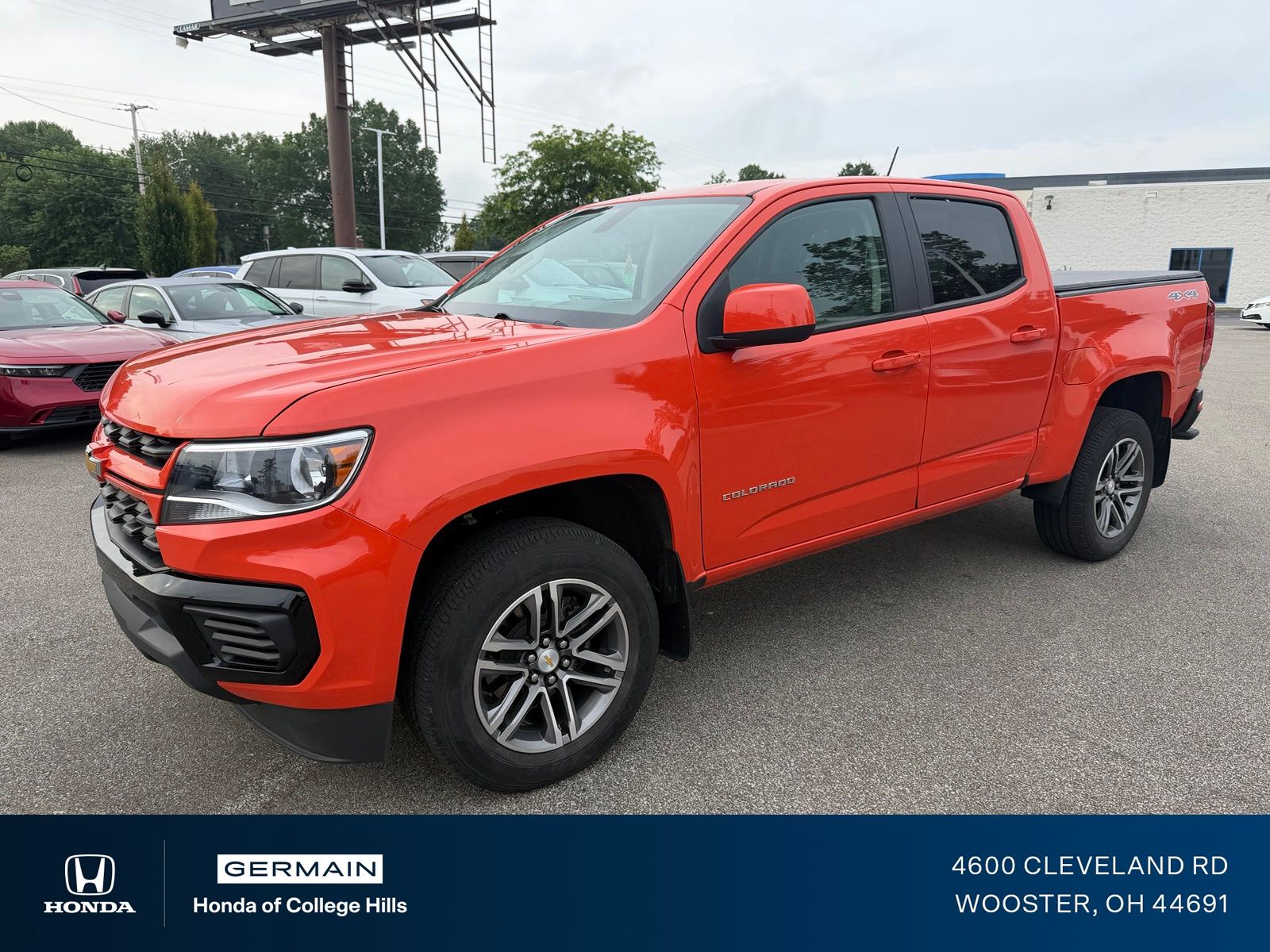 Crush 2021 Chevrolet Colorado Pickup Truck Four-Wheel Drive 8-Speed Automatic