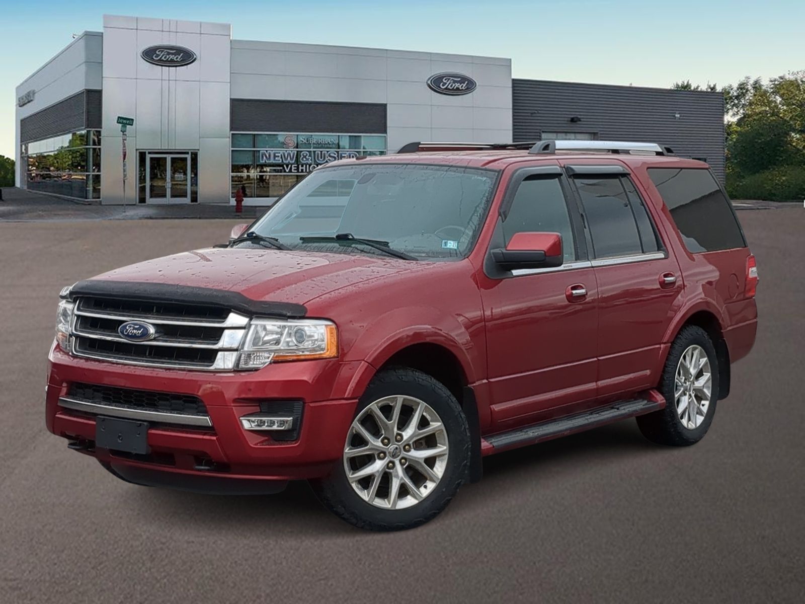 Ruby Red Metallic 2017 Ford Expedition Limited 4WD SUV / Crossover Four-Wheel Drive 6-Speed Automatic