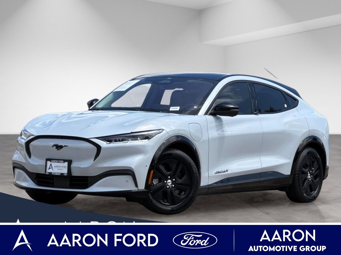 White Metallic 2023 Ford Mustang Mach-E SUV / Crossover All-Wheel Drive Automatic