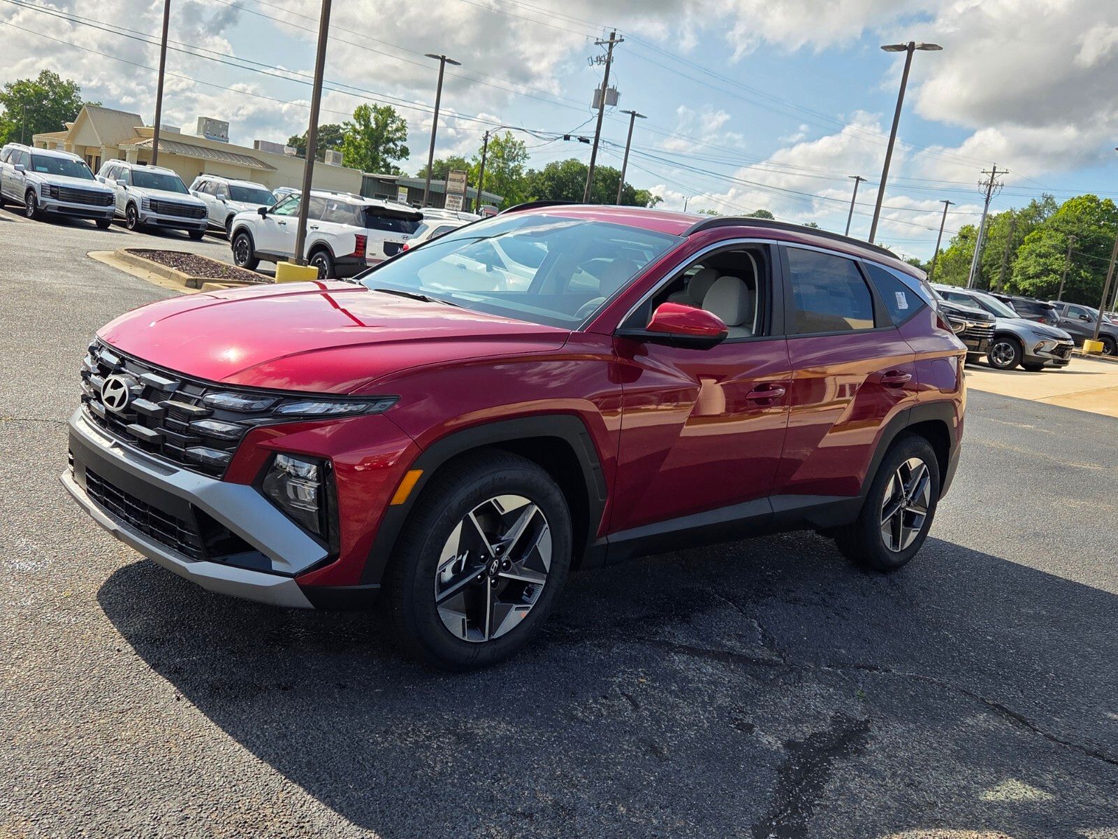 New 2026 Red Hyundai SEL image 3