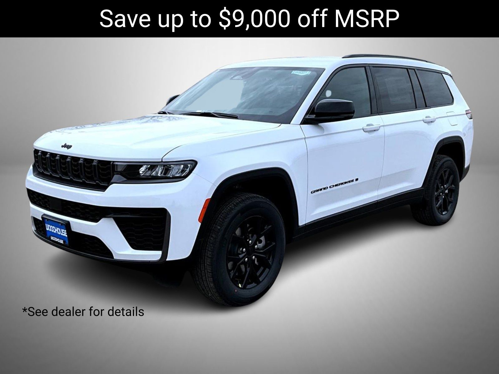 Bright White Clearcoat 2026 Jeep Grand Cherokee L SUV / Crossover Four-Wheel Drive 8-Speed Automatic