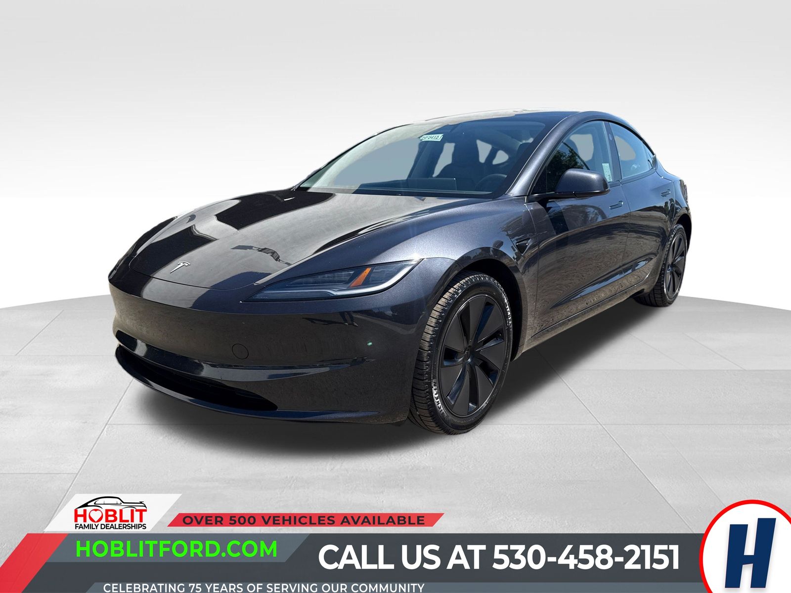 Stealth Gray 2024 Tesla Model 3 Sedan Rear-Wheel Drive 1-Speed Automatic