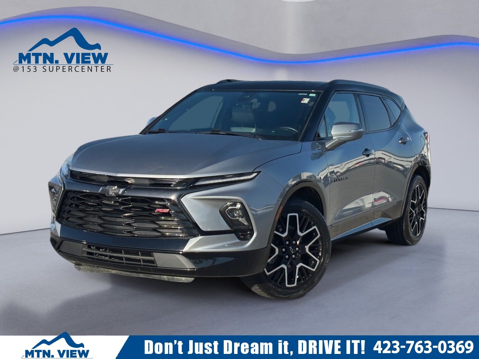 Sterling Gray Metallic 2023 Chevrolet Blazer RS AWD SUV / Crossover All-Wheel Drive 9-Speed Automatic Overdrive