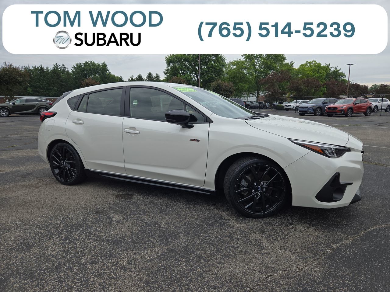 Crystal White Pearl 2024 Subaru Impreza RS AWD Wagon All-Wheel Drive Continuously Variable Transmission