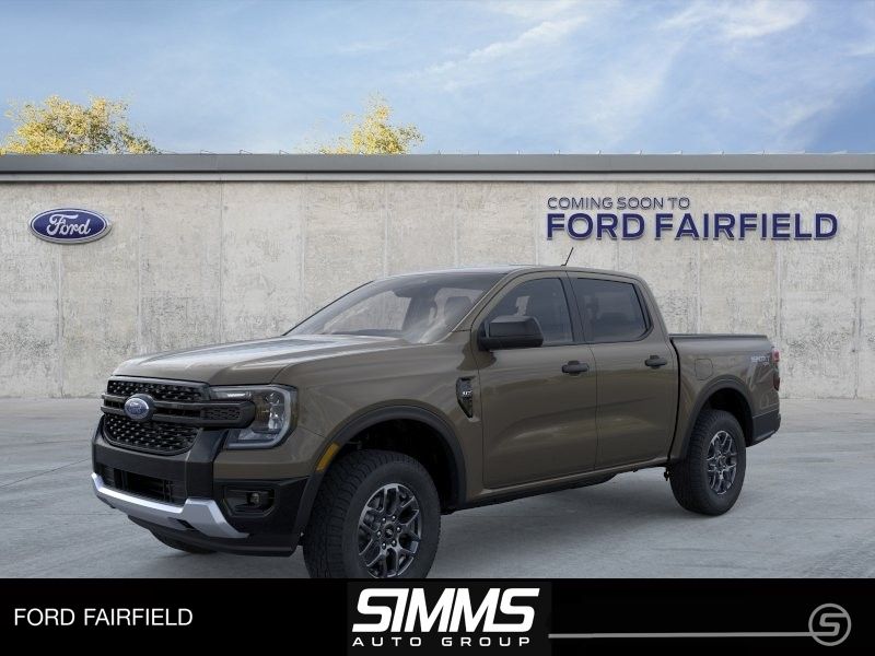 Marsh Gray 2026 Ford Ranger XLT SuperCrew 4WD Pickup Truck Four-Wheel Drive Automatic