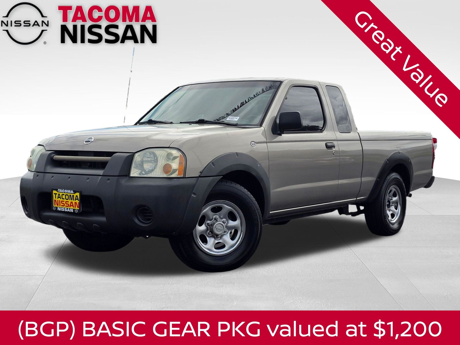 Sand Dune Metallic 2004 Nissan Frontier Pickup Truck Rear-Wheel Drive 4-Speed Automatic Overdrive