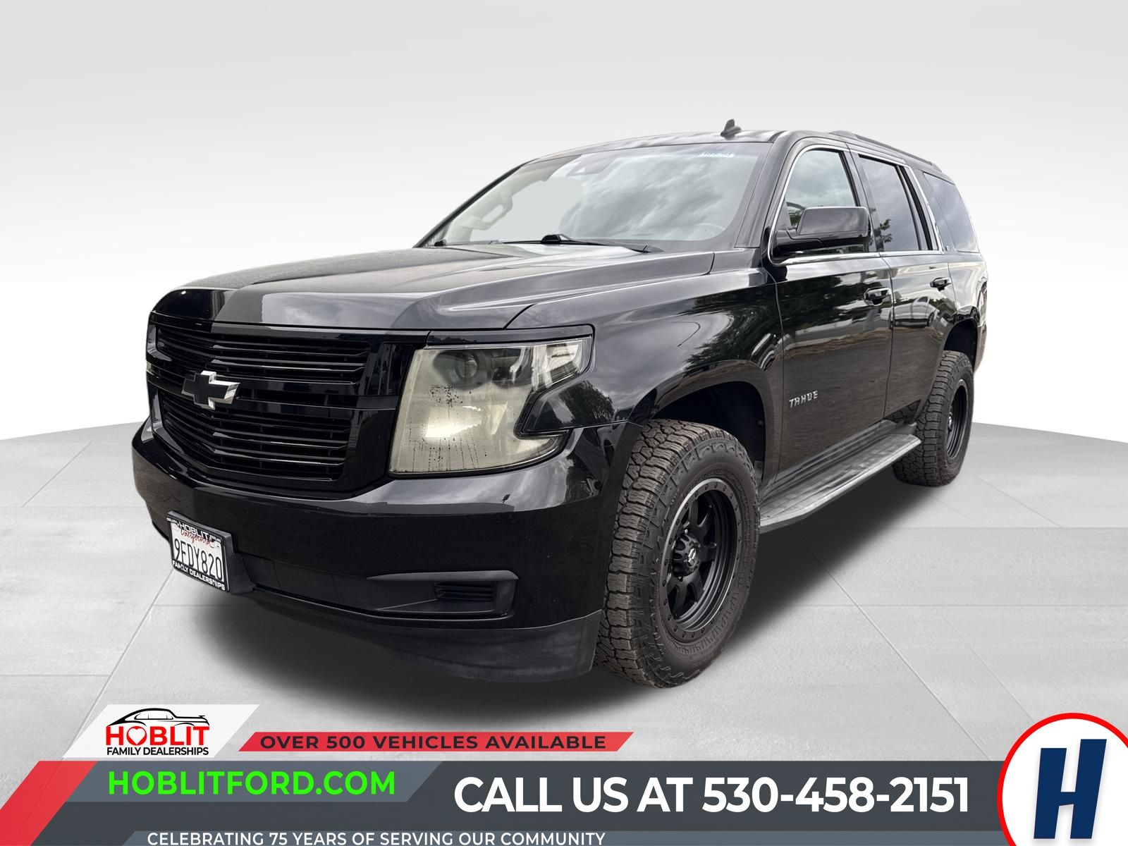Black 2015 Chevrolet Tahoe LT 4WD SUV / Crossover Four-Wheel Drive 6-Speed Automatic Overdrive