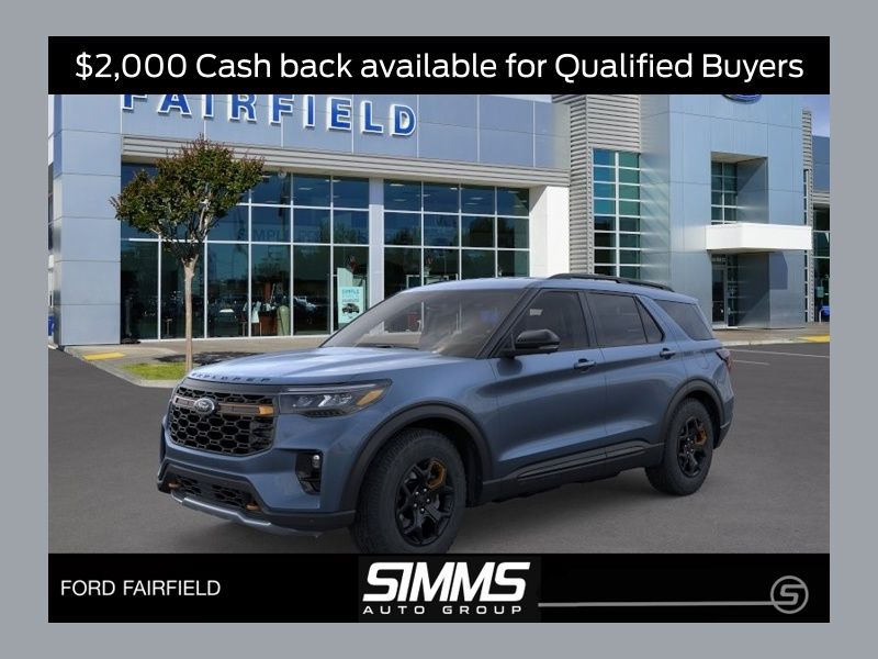 Vapor Blue Metallic 2026 Ford Explorer SUV / Crossover All-Wheel Drive Automatic