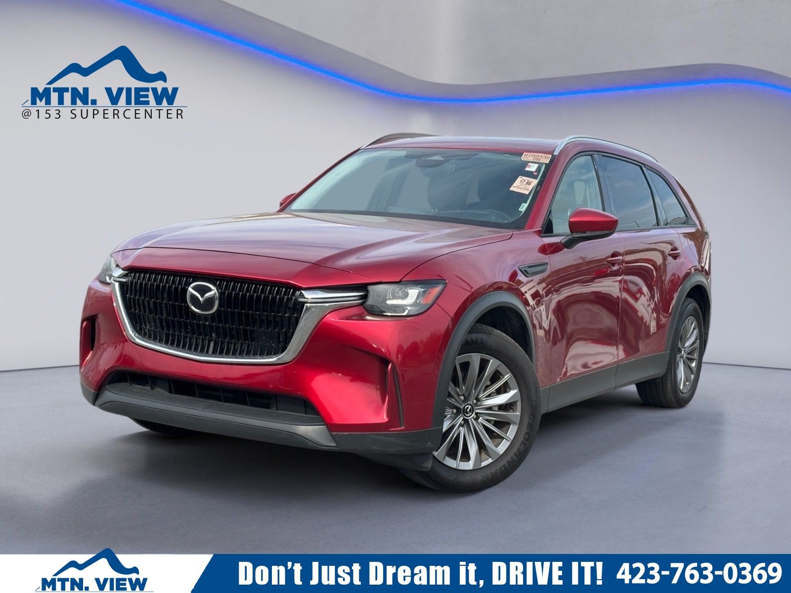Soul Red Crystal Metallic 2024 Mazda CX-90 3.3 Turbo Preferred Plus AWD SUV / Crossover All-Wheel Drive 8-Speed Automatic