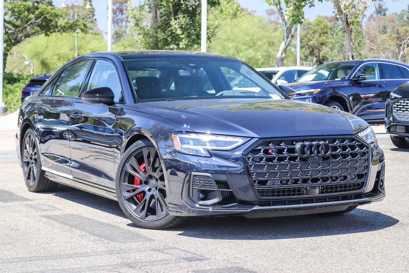 Blue 2026 Audi S8 Sedan All-Wheel Drive 8-Speed Automatic