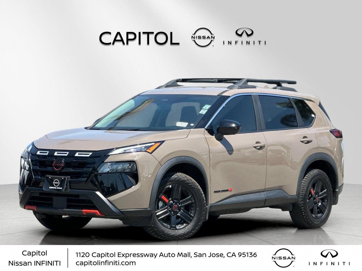 Baja Storm Metallic 2025 Nissan Rogue SUV / Crossover All-Wheel Drive Continuously Variable Transmission
