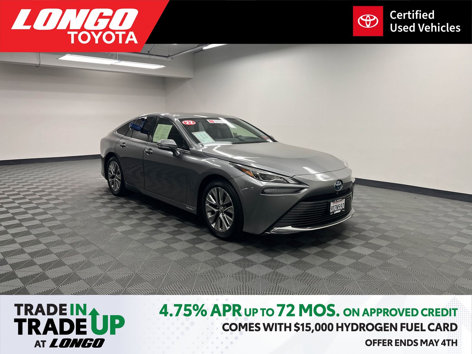 used 2022 Toyota Mirai car, priced at $13,788