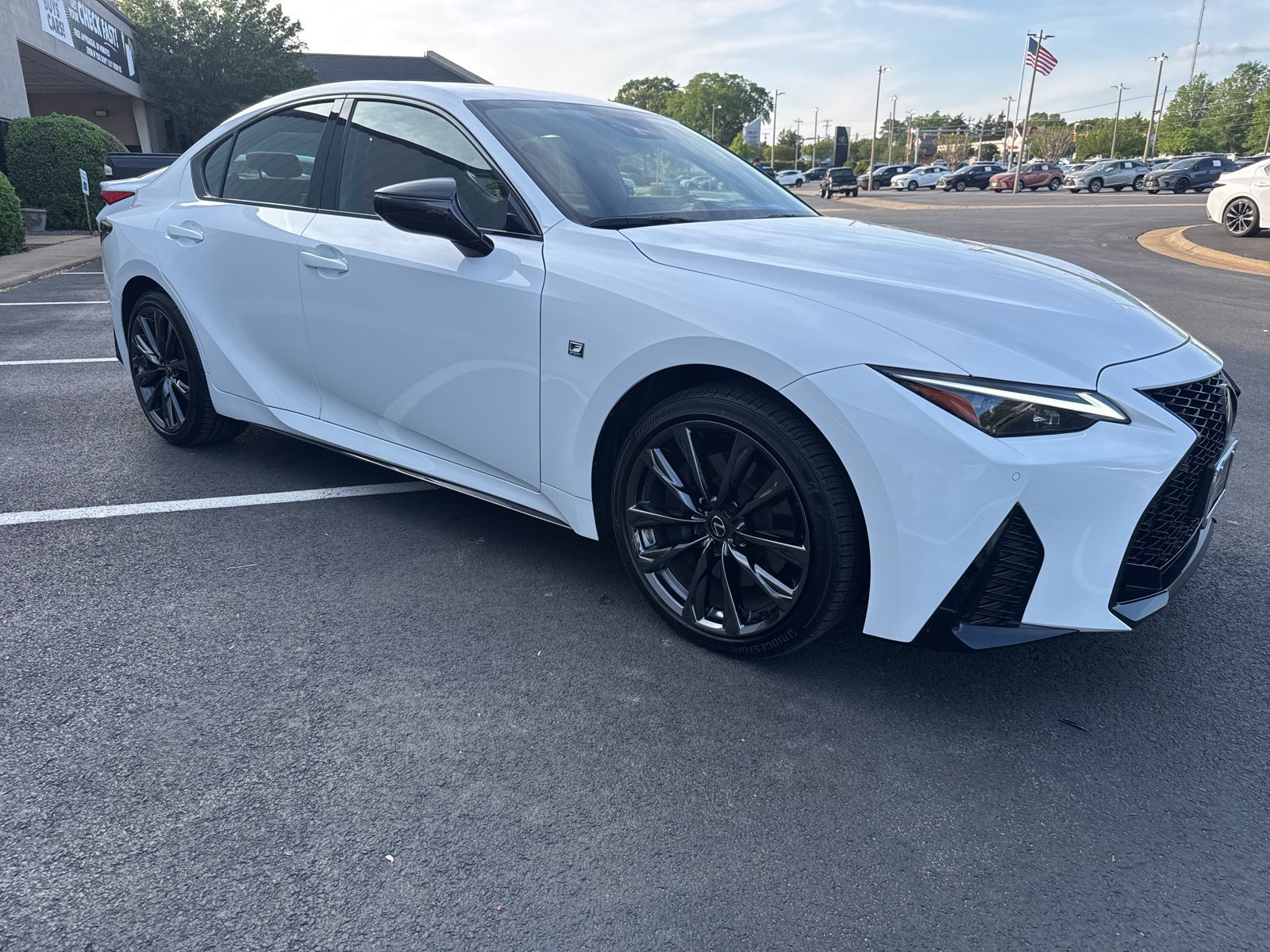 Ultra White 2025 Lexus IS 350 F Sport 3 AWD Sedan 6-Speed Automatic