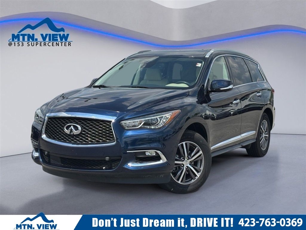 Hermosa Blue 2019 INFINITI QX60 SUV / Crossover Front-Wheel Drive Continuously Variable Transmission