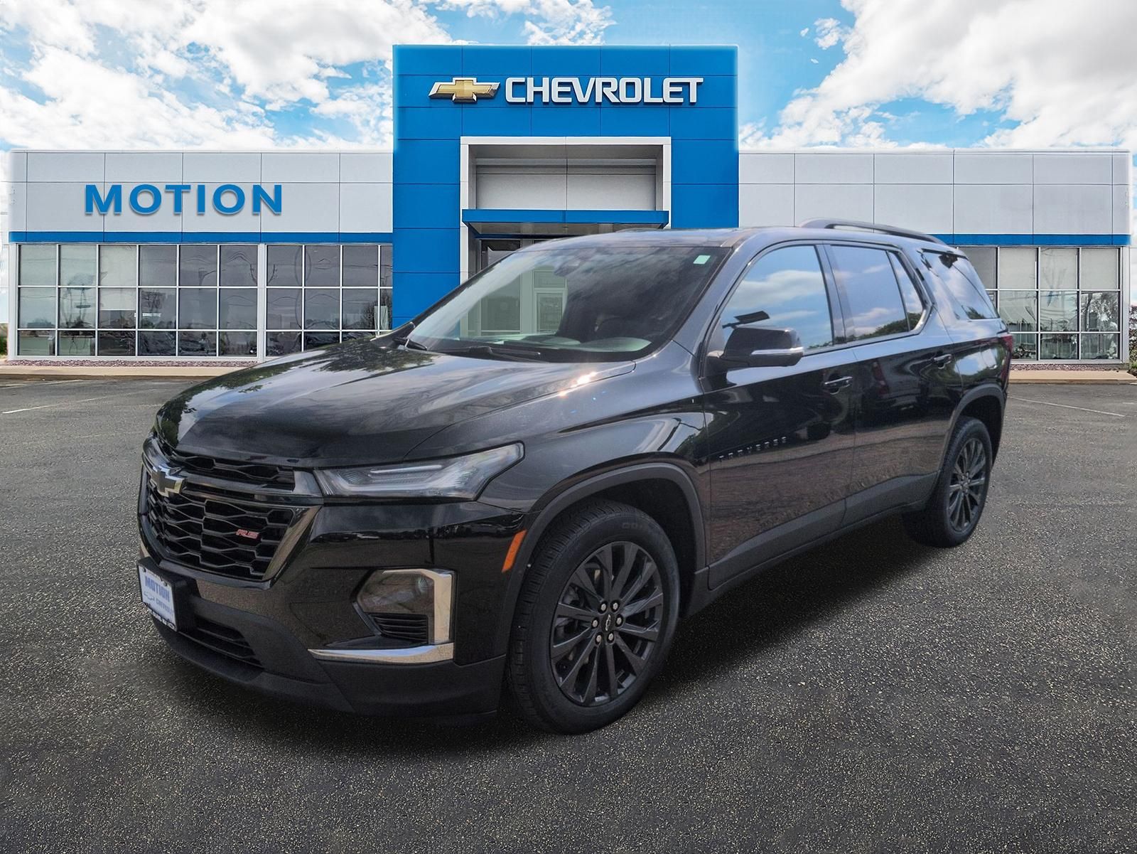 Mosaic Black Metallic 2023 Chevrolet Traverse SUV / Crossover Four-Wheel Drive 9-Speed Automatic