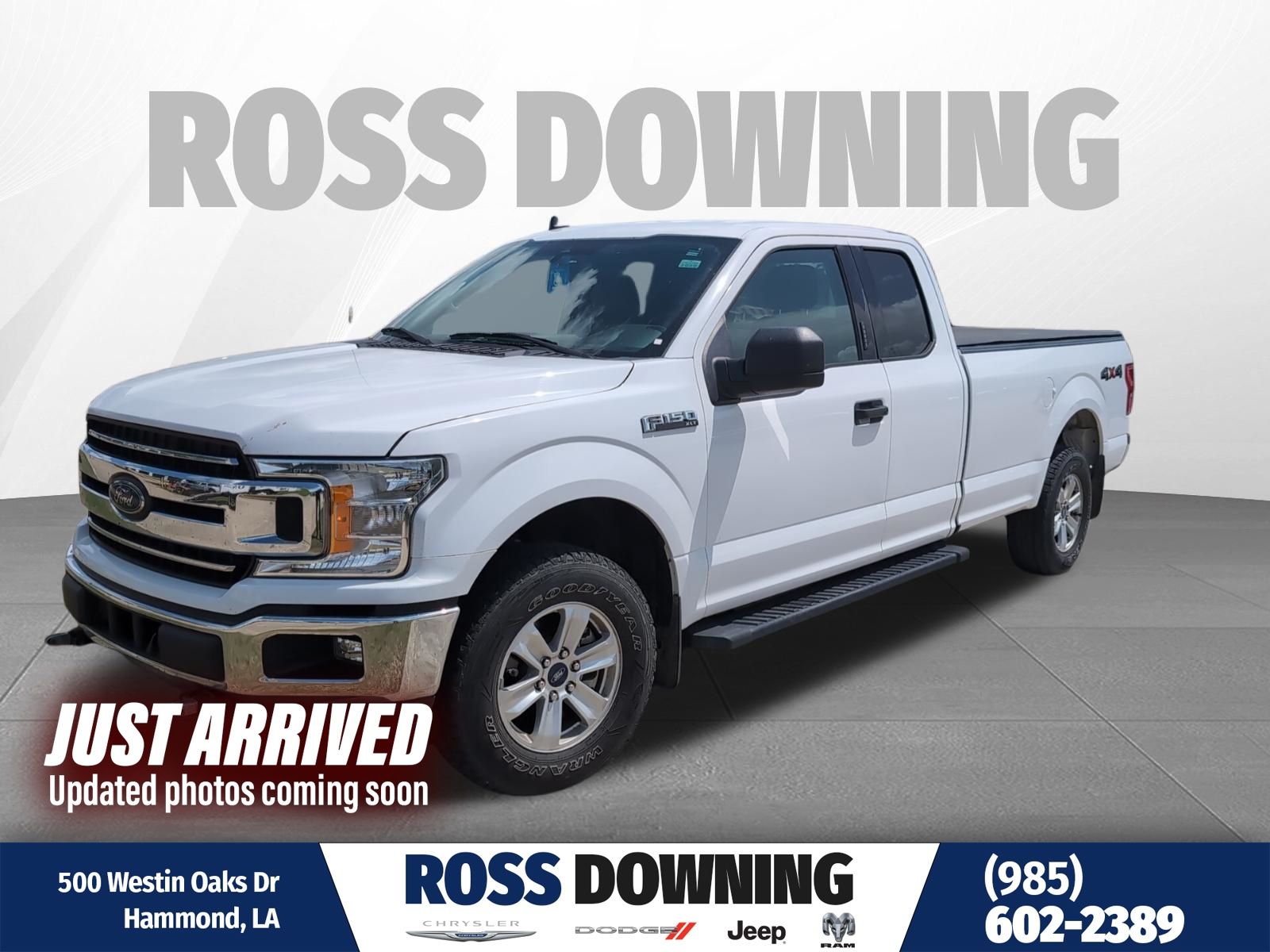 Oxford White 2020 Ford F-150 XLT SuperCab 4WD Pickup Truck Four-Wheel Drive Automatic