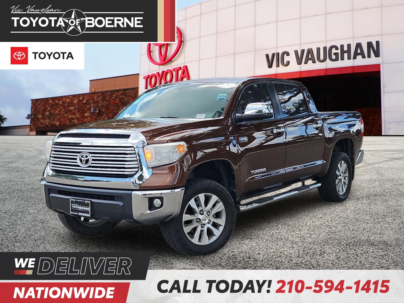 Sunset Bronze Mica 2014 Toyota Tundra Pickup Truck 4X2 6-Speed Automatic Overdrive