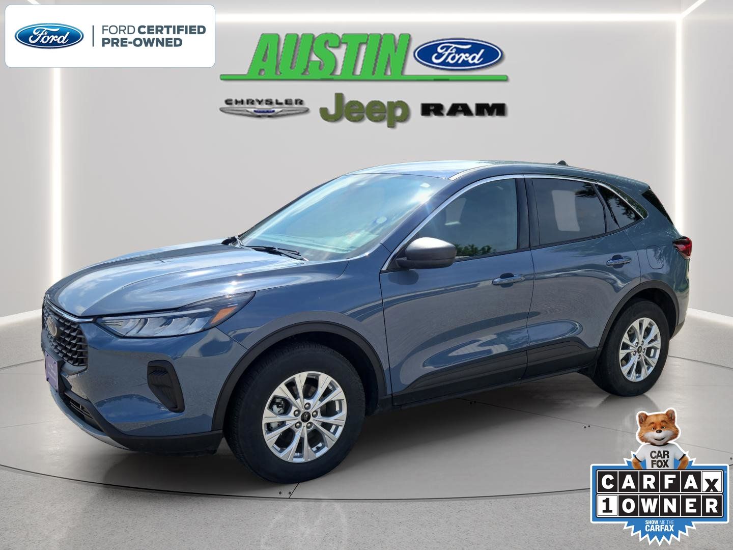 Vapor Blue 2023 Ford Escape Active AWD SUV / Crossover All-Wheel Drive 8-Speed Automatic