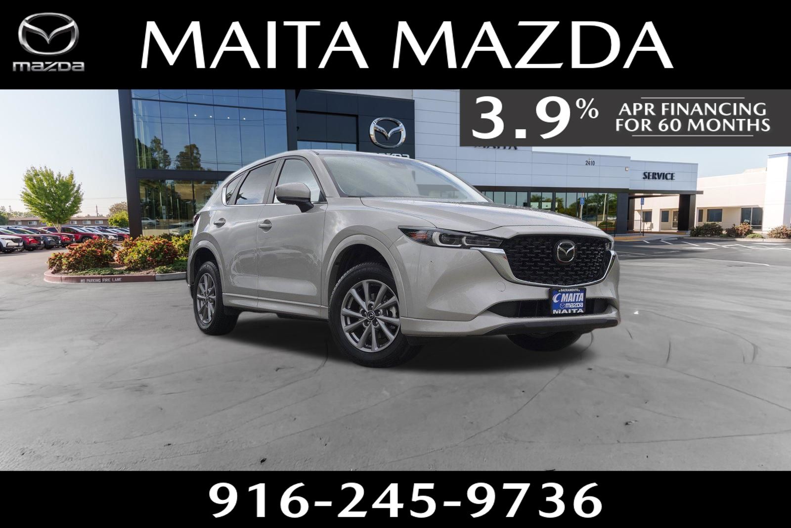 Gray (Platinum Quartz Metallic) 2025 Mazda CX-5 2.5 S Preferred AWD SUV / Crossover All-Wheel Drive 6-Speed Automatic
