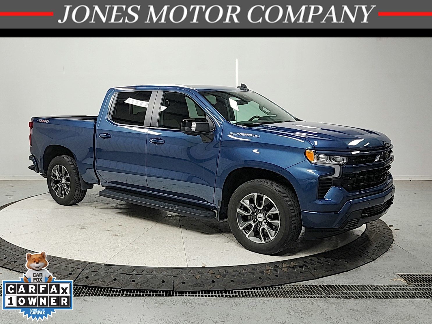 Lakeshore Blue 2024 Chevrolet Silverado 1500 Pickup Truck Four-Wheel Drive Automatic
