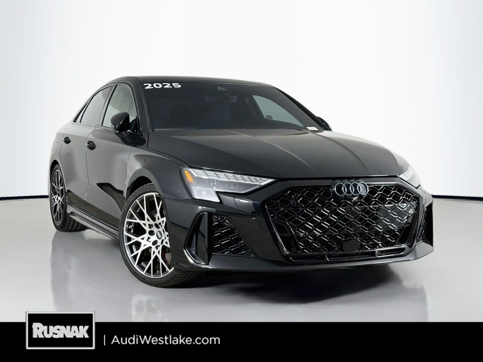 Mythos Black Metallic 2025 Audi RS 3 Sedan All-Wheel Drive 7-Speed Automatic