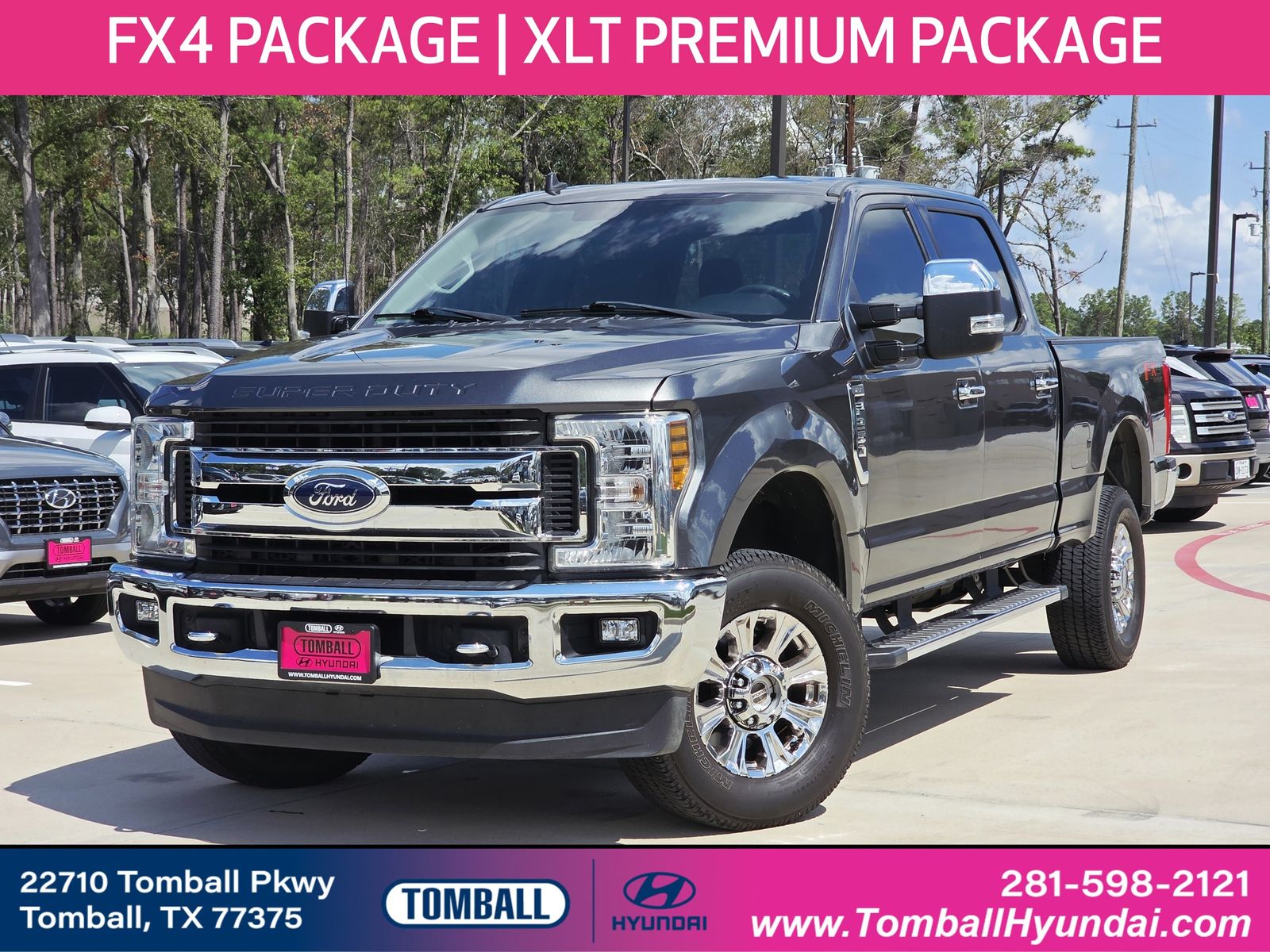 Gray (Magnetic Metallic) 2019 Ford F-250 Super Duty Pickup Truck Four-Wheel Drive 6-Speed Automatic