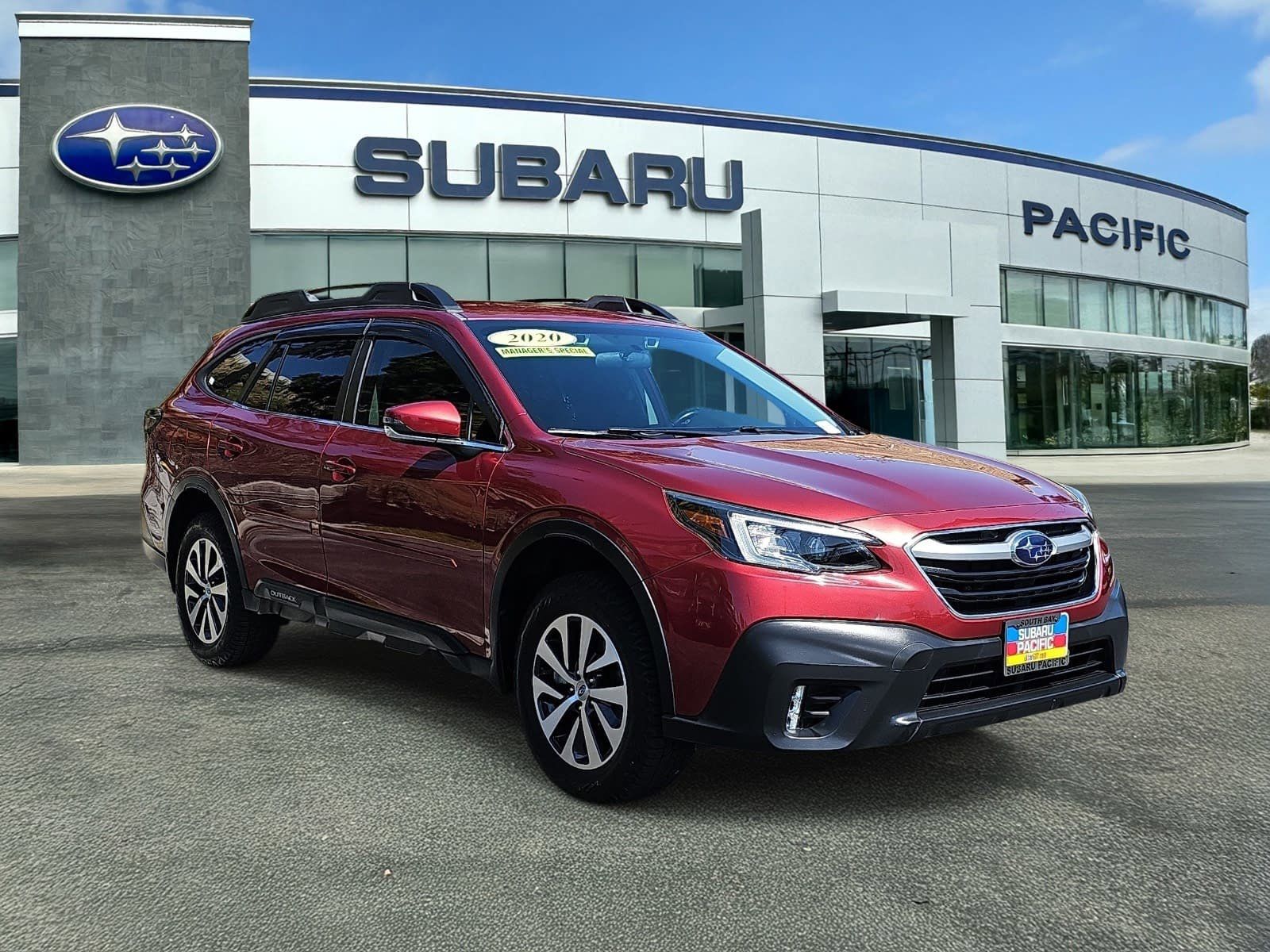 Crimson Red Pearl 2020 Subaru Outback Premium AWD SUV / Crossover All-Wheel Drive Continuously Variable Transmission