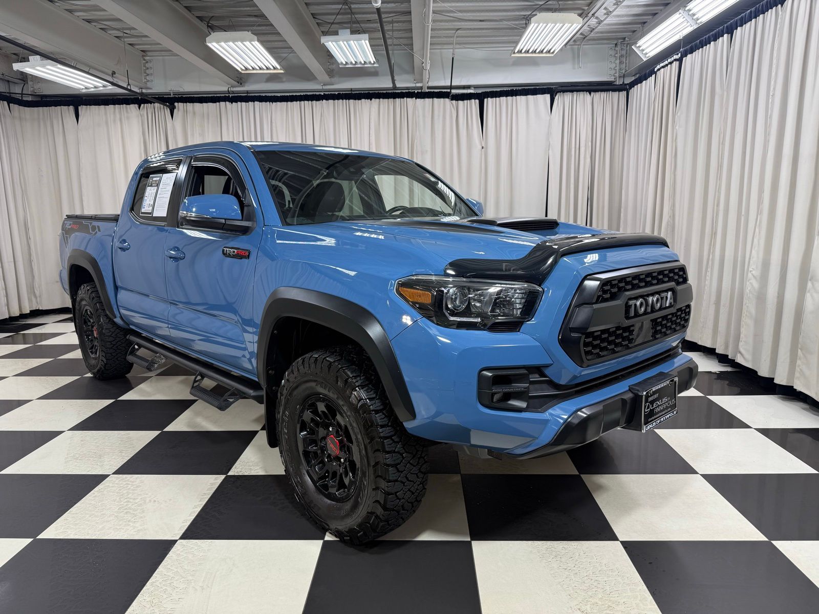 Cavalry Blue 2018 Toyota Tacoma TRD Pro Double Cab 4WD Pickup Truck Four-Wheel Drive 6-Speed Automatic