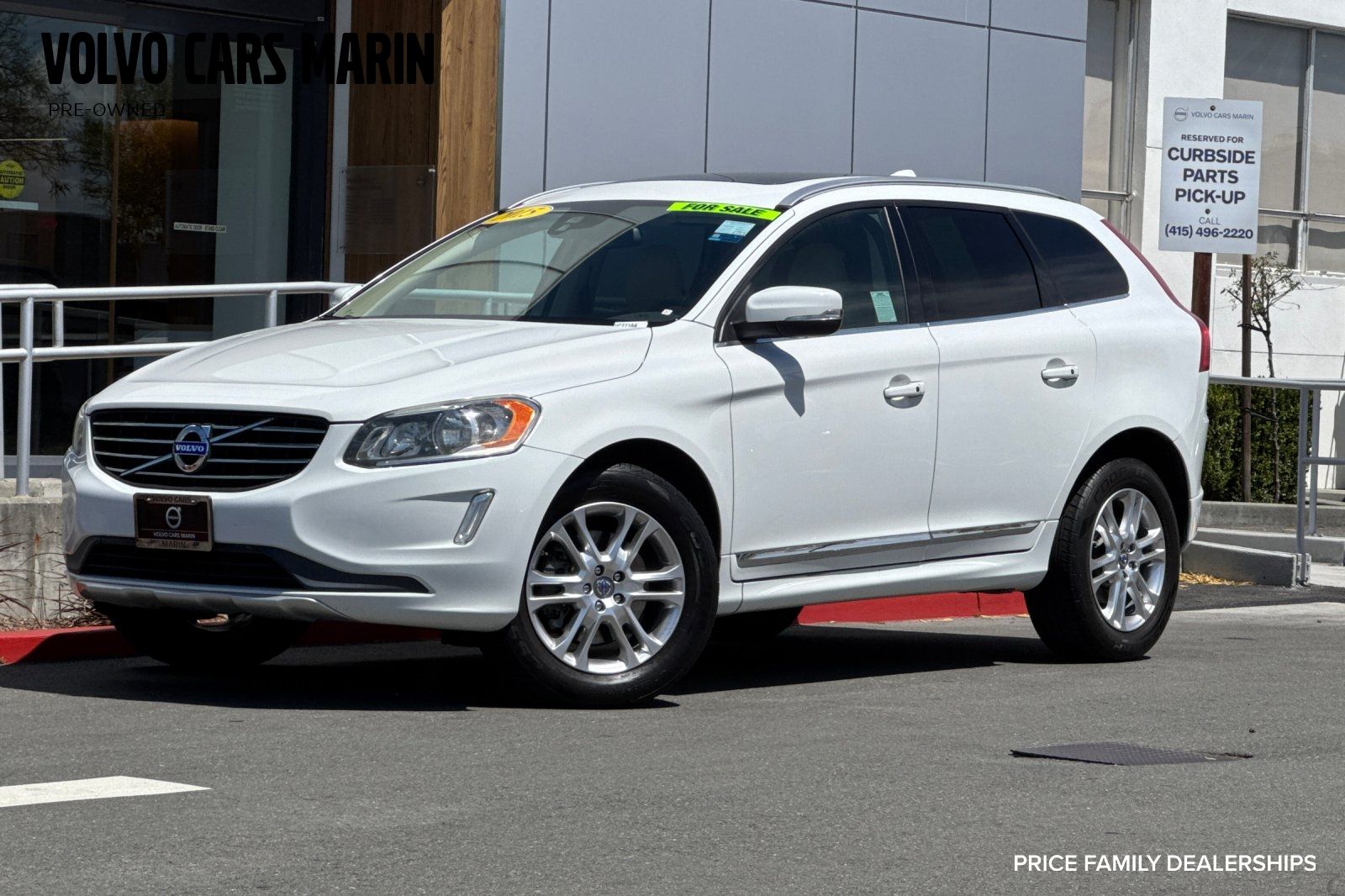 Ice White 2015 Volvo XC60 T5 Premier SUV / Crossover Front-Wheel Drive Automatic