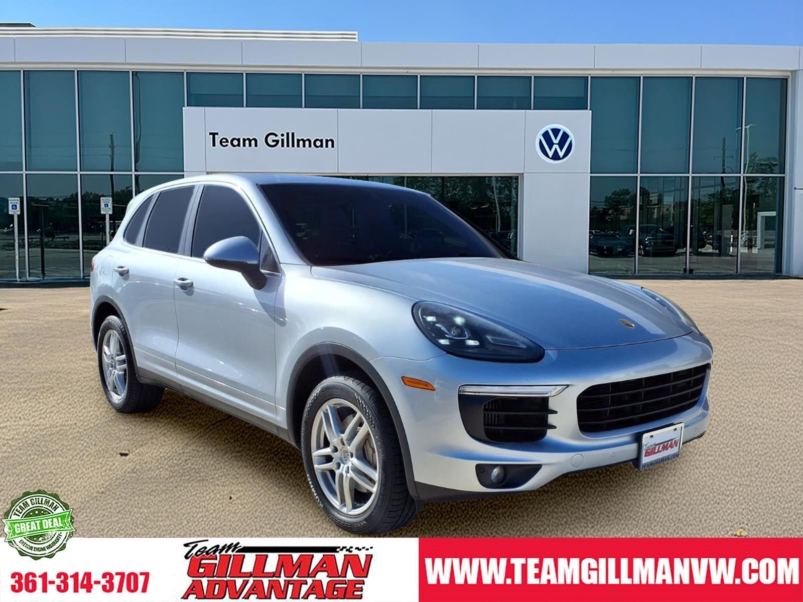 Rhodium Silver Metallic 2017 Porsche Cayenne SUV / Crossover All-Wheel Drive 8-Speed Automatic
