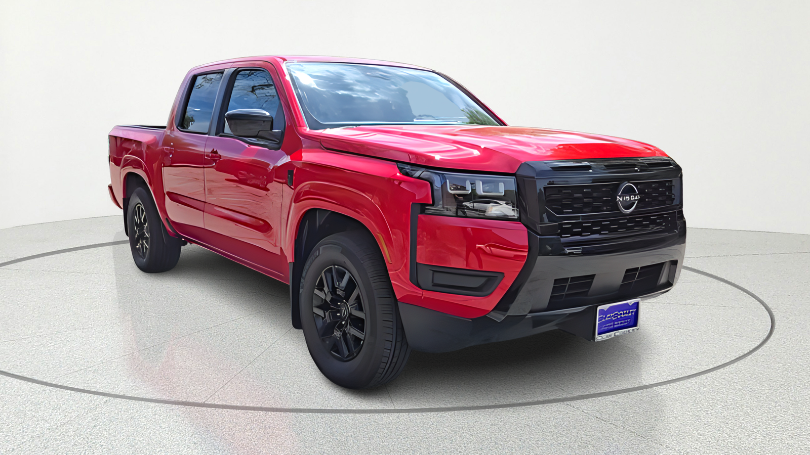 Red Alert 2026 Nissan Frontier SV Crew Cab RWD Pickup Truck 4X2 9-Speed Automatic Overdrive