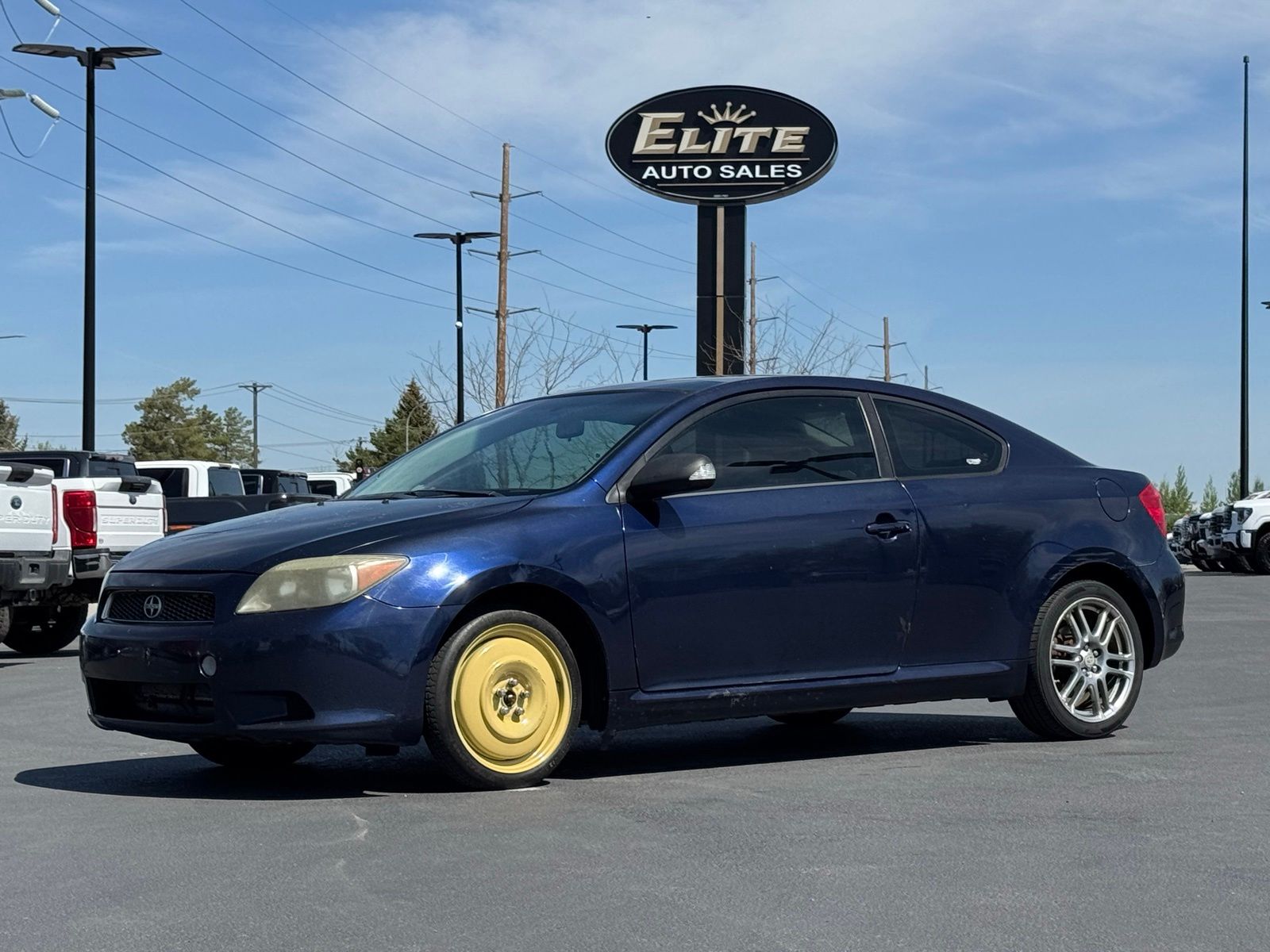 Blue 2007 Scion tC Coupe 4-Speed Automatic