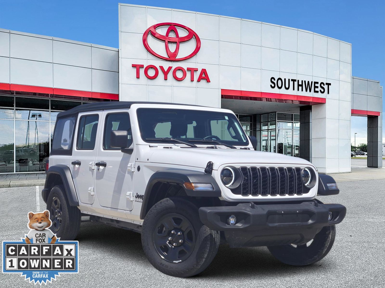 Bright White Clearcoat 2025 Jeep Wrangler Sport 4-Door 4WD SUV / Crossover Four-Wheel Drive 6-Speed Manual