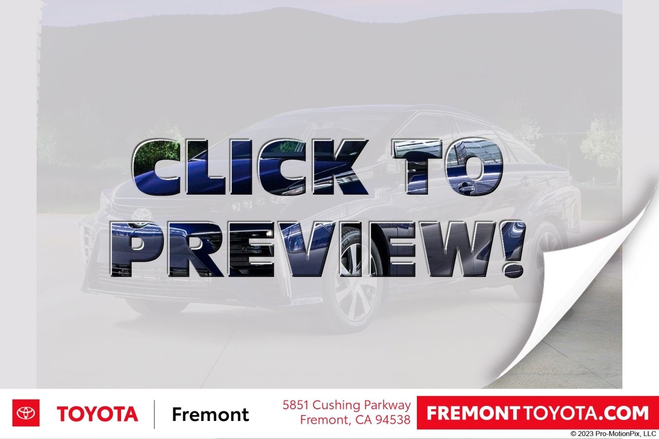 Celestial Black 2016 Toyota Mirai FCV Sedan Front-Wheel Drive 1-Speed Automatic