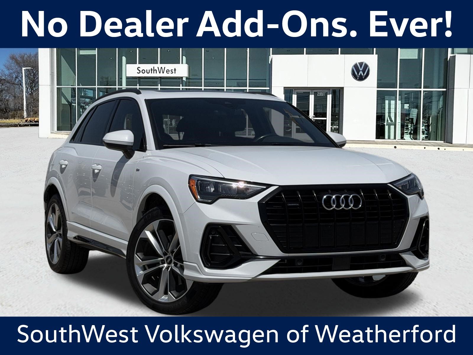 Glacier White Metallic 2021 Audi Q3 SUV / Crossover All-Wheel Drive 8-Speed Automatic