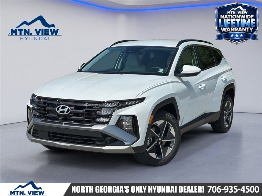 Creamy White Pearl 2026 Hyundai Tucson Hybrid SUV / Crossover All-Wheel Drive 6-Speed Automatic