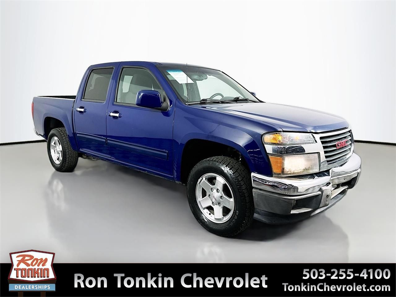 Navy Blue 2011 GMC Canyon SLE1 Crew Cab Pickup Truck 4X2 4-Speed Automatic Overdrive