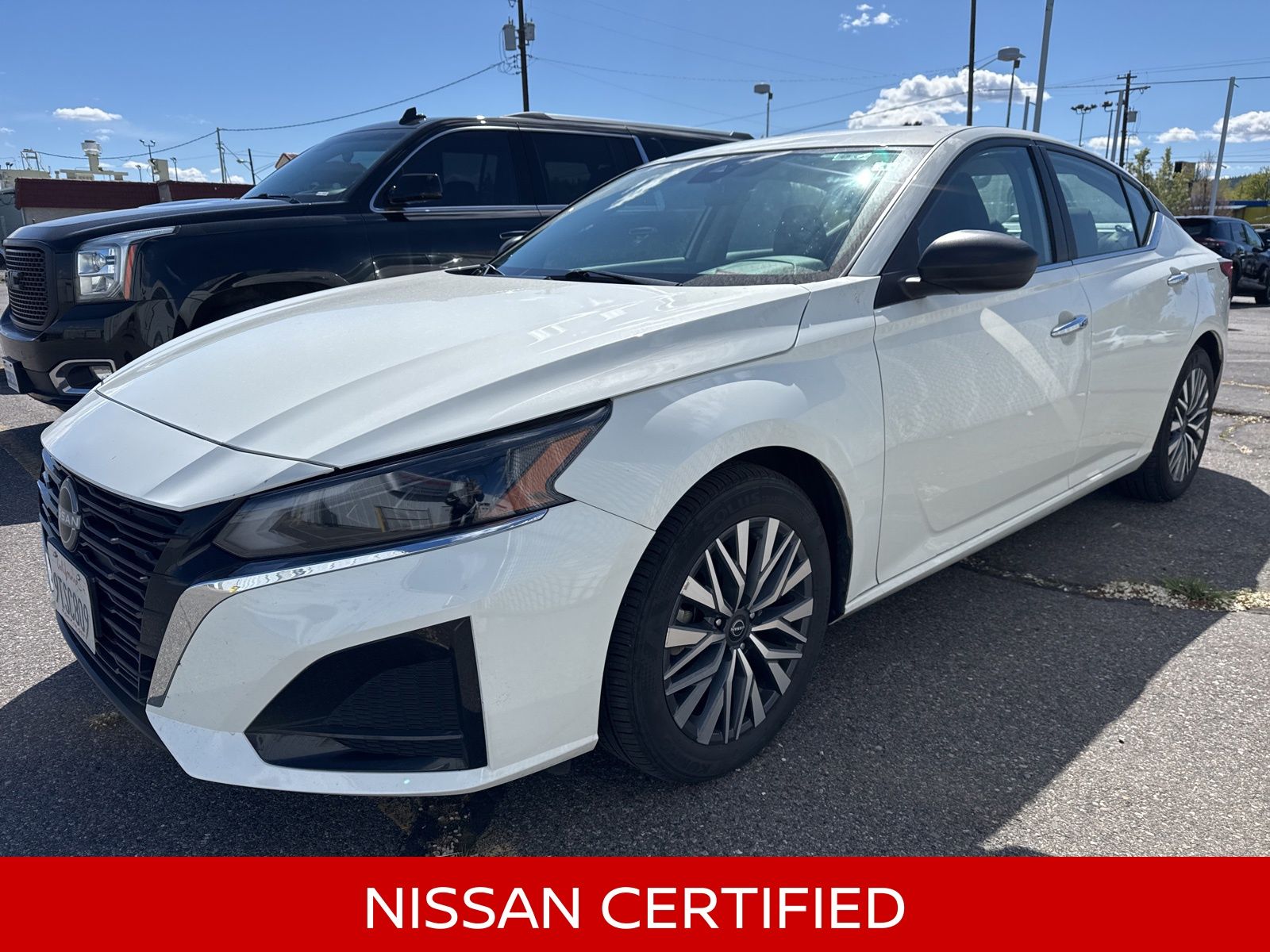 Glacier White 2025 Nissan Altima 2.5 SV FWD Sedan Front-Wheel Drive Continuously Variable Transmission