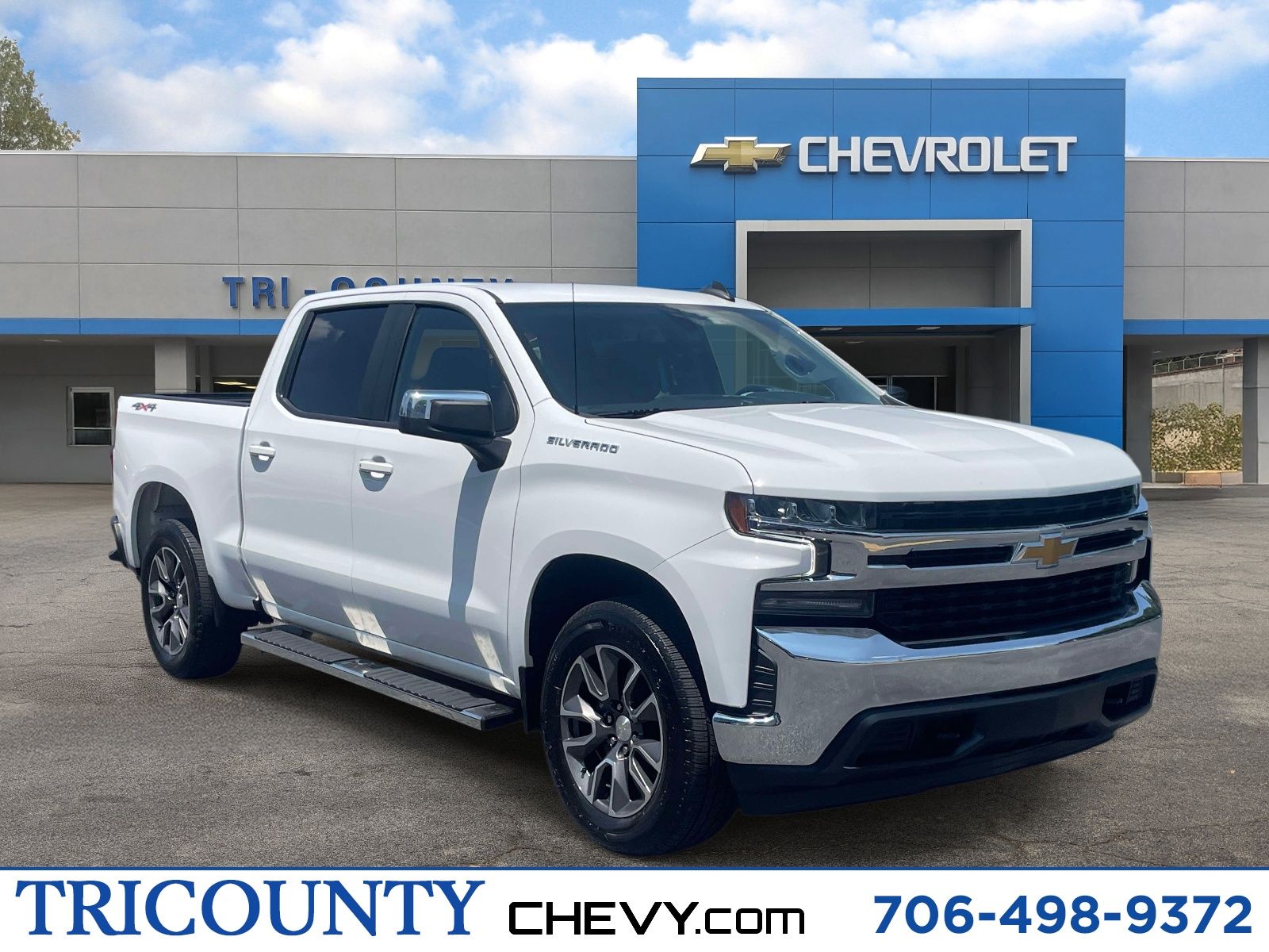 Summit White 2022 Chevrolet Silverado 1500 Pickup Truck Four-Wheel Drive 8-Speed Automatic