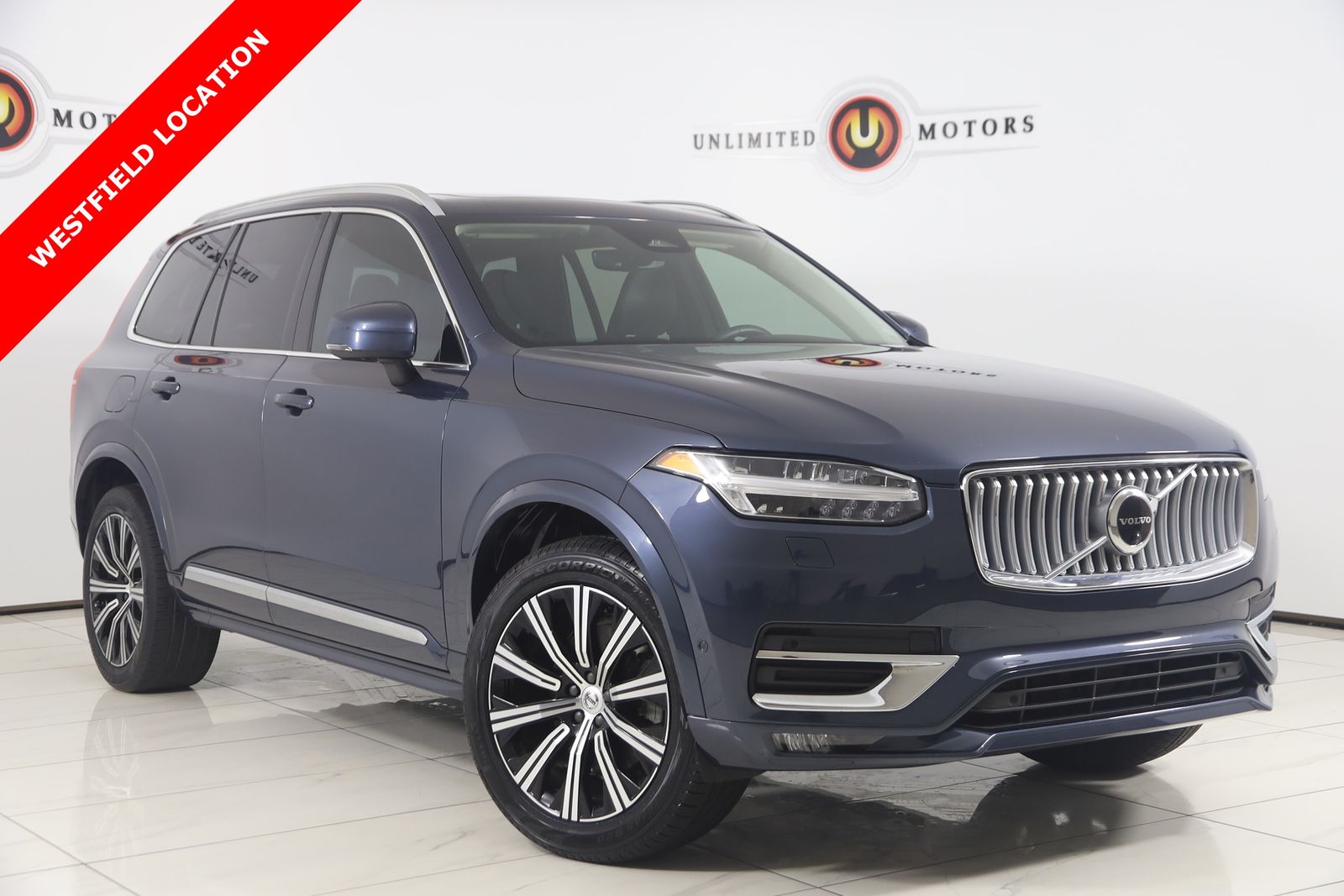 Denim Blue Metallic 2023 Volvo XC90 SUV / Crossover All-Wheel Drive Automatic