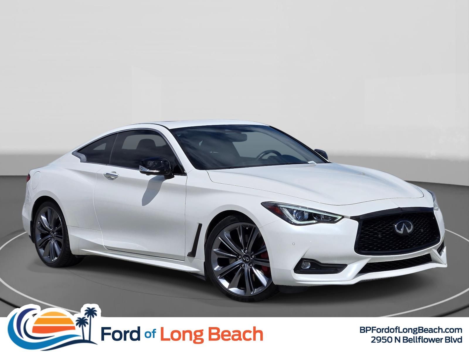 Majestic 2022 INFINITI Q60 Red Sport 400 RWD Coupe Rear-Wheel Drive 7-Speed Automatic