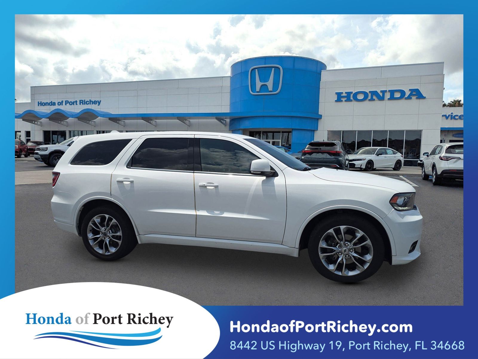 White 2019 Dodge Durango SUV / Crossover Rear-Wheel Drive 8-Speed Automatic