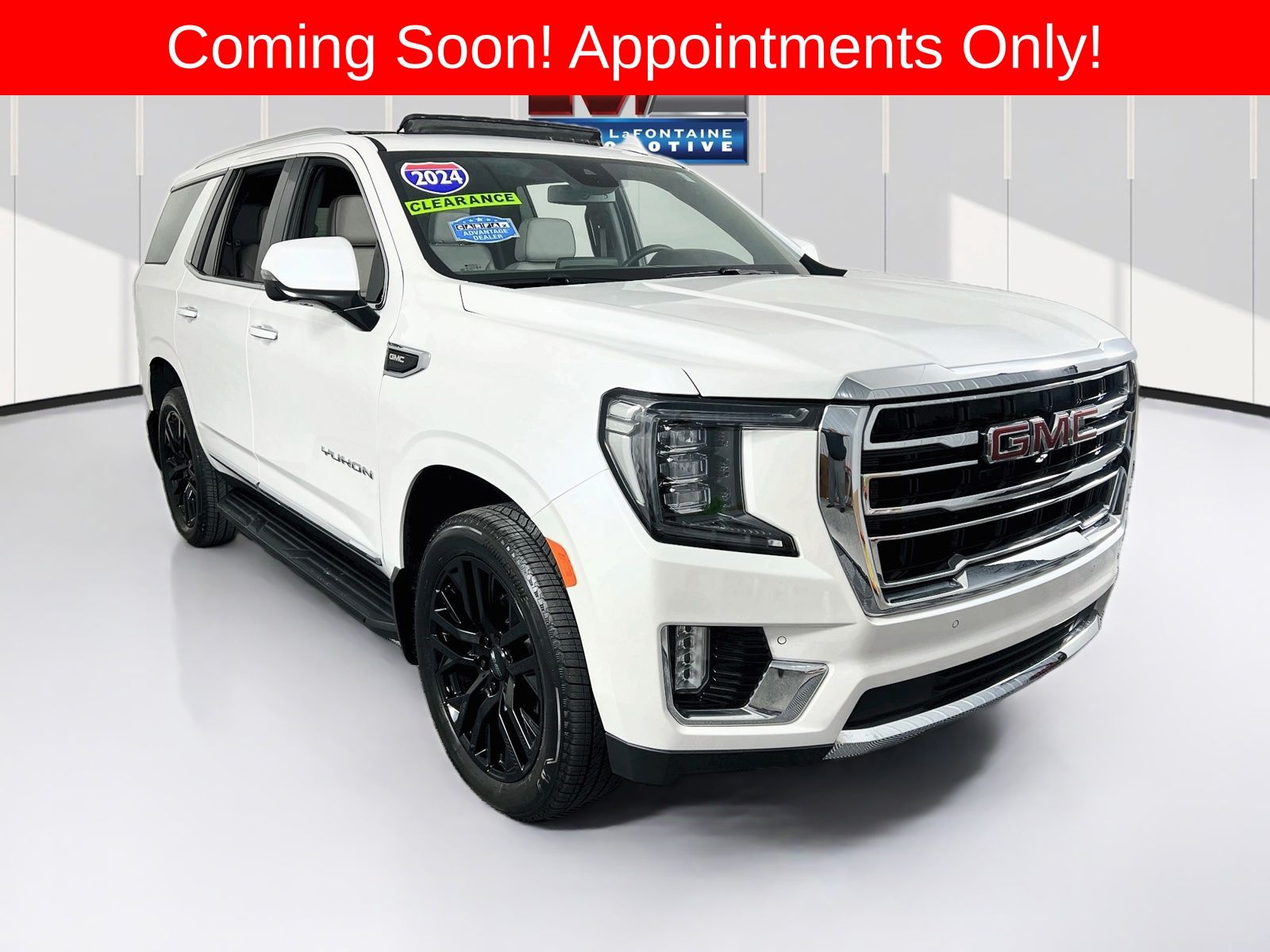 White Frost 2024 GMC Yukon SUV / Crossover Four-Wheel Drive